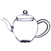 K532台湾晶彩美人肩茶组 纯手工玻璃茶壶 耐热玻璃茶具玻璃壶