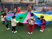 幼儿园户外打地鼠体育游戏道体，智能感统训练器材彩虹伞早教