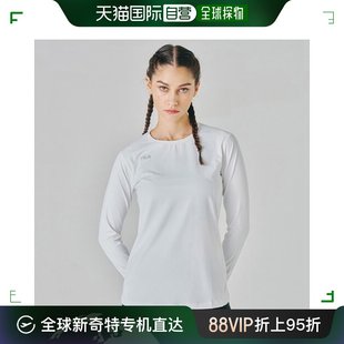 韩国直邮M 女士 涤纶 基本款 长袖T恤 KQCFS2RLE3251F-OWH