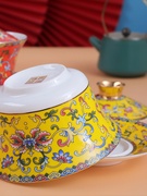销内蒙古游牧民族盖碗蒙古特色，风情手工泡，茶碗杯盖碗红色骨瓷茶品