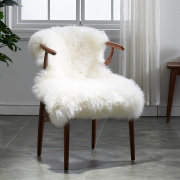 澳尊澳羊毛椅垫红木中式古典家具坐垫椅子垫太师椅垫整张羊皮坐垫