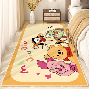 床边地毯卧室儿童房，可爱客厅沙发茶几，垫家用加厚卡通飘窗地垫子