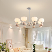 客厅吊灯现代简约大厅主灯法式奶油风餐厅北欧创意，南瓜卧室灯f517