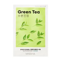 韩国直邮missha谜尚绿茶，纯净透气面膜，修复补水保湿舒缓水润舒缓
