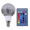 RGB LED Bulb E27 GU10 E14 5W AC85-265V Lamp with 24key Remot