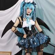 雾都初音小浣熊cosplay服装联动miku小恶魔，cos服二次元动漫套装女