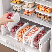 冰箱收纳盒厨房蔬菜水果，冷冻冻肉密封保鲜盒食品级，分装专用储物盒