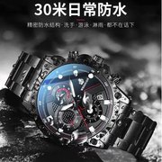瑞士手表男士全自动机械表，日历防水夜光韩版学生运动2022