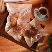 贝果面包包装袋自粘食品袋肉松红豆欧包碱水小面包单独包装袋机封