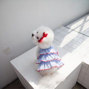 夏季薄款宠物公主裙泰迪比熊，博美小型幼犬猫咪，连衣裙狗狗夏天衣服