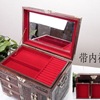 百宝箱老挝大红酸枝首饰盒，多层珠宝饰品红木百年好合结婚化妆