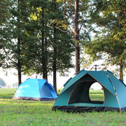 帐篷户外3-4人全自动双人2单人家用账防小雨，野营野外加厚露营帐篷