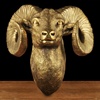 黄铜羊头挂饰摆件生肖羊家居，客厅玄关装饰壁挂，墙上装饰品乔迁