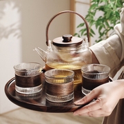 茶壶泡茶玻璃茶具套装家用功夫茶具过滤玻璃泡花茶壶茶杯泡茶壶