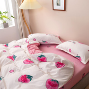 床上四件套床笠单件防滑固定床罩床套席梦思，床垫防尘保护床单全包