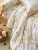 家纺天丝棉磨毛床单四件套秋冬加厚花卉印花被套加厚床上用品