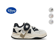 迪士尼儿童运动鞋时尚魔术贴男童休闲鞋女童熊猫鞋子洋气百搭板鞋