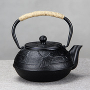 600ml日本南部铁壶纹煮水泡茶手工铸铁壶家用养生茶壶水壶铁茶壶
