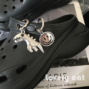 crocs洞洞鞋配饰金属圈个性挂件可拆卸鞋子装饰品笑脸金属鞋扣