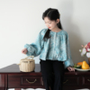 蓝小爸女童娃娃衫，2024春季儿童韩版圆领衬衫宝宝宽松长袖上衣