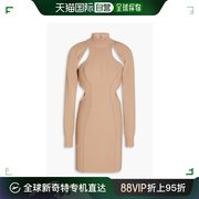 香港直邮潮奢 Herve Leger 荷芙妮格 女士剪口绷带迷你连衣裙