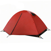 帐篷户外野营双人双层铝杆防雨野外易搭建(易搭建)帐篷露营装备轻便帐篷