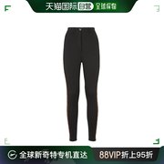 香港直邮Fendi芬迪女士黑色裤子侧边字母休闲裤FR6167A5HJF0GME