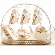 高档骨瓷咖啡杯套装欧式下午茶，茶具创意英式咖啡具套装简约家用1