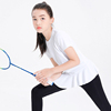 女童运动上衣速干T恤儿童短袖小裙摆网球服2024年夏季运动服