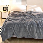 法莱绒毛毯床单纯色珊瑚绒毯子休闲毯沙发毯瑜伽毯夏季盖毯空调毯