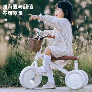 复古儿童三轮车脚踏车宝宝，2-3岁三轮单车ins小孩，简约脚蹬车自行车