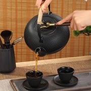围炉煮茶烤火炉套装煮茶壶铁壶，铸铁壶茶壶，烧水壶茶具明火器具全套