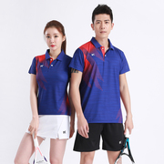 羽毛球服男女款裤裙，套装翻领运动服上衣，速干透气夏季乒乓球网球服