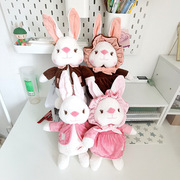 可爱田园兔公仔雪莉小白，兔子毛绒玩具彼得，兔子娃娃生日礼物星
