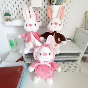 可爱田园兔子玩偶雪莉小白兔公仔彼得兔毛绒玩具布娃娃节生日礼物