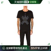 99新未使用香港直邮VALENTINO 男士黑色T恤 NV3MG09G-3LE-0N0