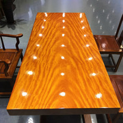 非洲黄花梨木大班桌实木，大板桌台原木主管桌原木办公桌时尚会议桌