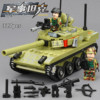 兼容乐高现代军事人仔85式坦克装甲车益智拼装积木男孩子玩具