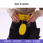 lostinecho原创设计师，品牌小众小腰包，皮带装饰女拉链卡包