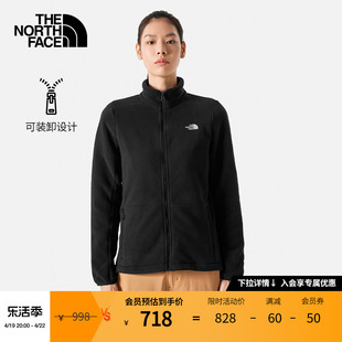 TheNorthFace北面polartec抓绒外套女户外舒适保暖秋83OL