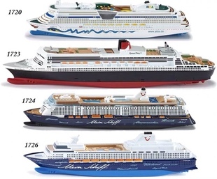 德国仕高siku玩具，1723玛丽王后海神号，豪华邮轮游客船仿真合金模型