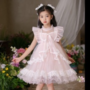 女童连衣裙夏装公主裙2023夏季韩版小女孩洋气儿童洛丽塔裙子