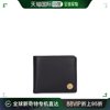 香港直邮潮奢 Versace 男士Leather wallet w/coin pocket 钱包