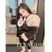 Lenakids 亲子款时髦洋气女童大衣外套22112001