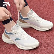 安踏男鞋跑步鞋2024春季学生透气休闲鞋运动鞋男