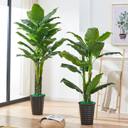 仿真大型植物摆件热带大叶花卉盆栽假花装饰假R绿植客厅室内仿真