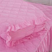 韩式公主风夹棉加厚全包床头罩布艺可拆洗实木皮床头套软包防尘罩