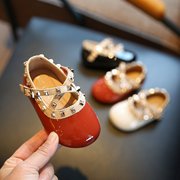 女宝宝公主鞋春秋小童包头单鞋，0一1-3岁2软底防滑婴儿鞋子学步鞋