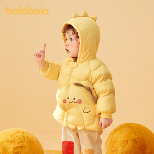 巴拉巴拉羽绒服男女婴童冬季婴儿洋气加厚保暖萌趣洋气外套