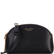 Kate Spade New York黑色圆顶斜挎包贝壳包日常百搭个性优雅包包
